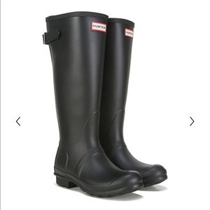 Hunter Adjustable Back Waterproof Rain Boot womens